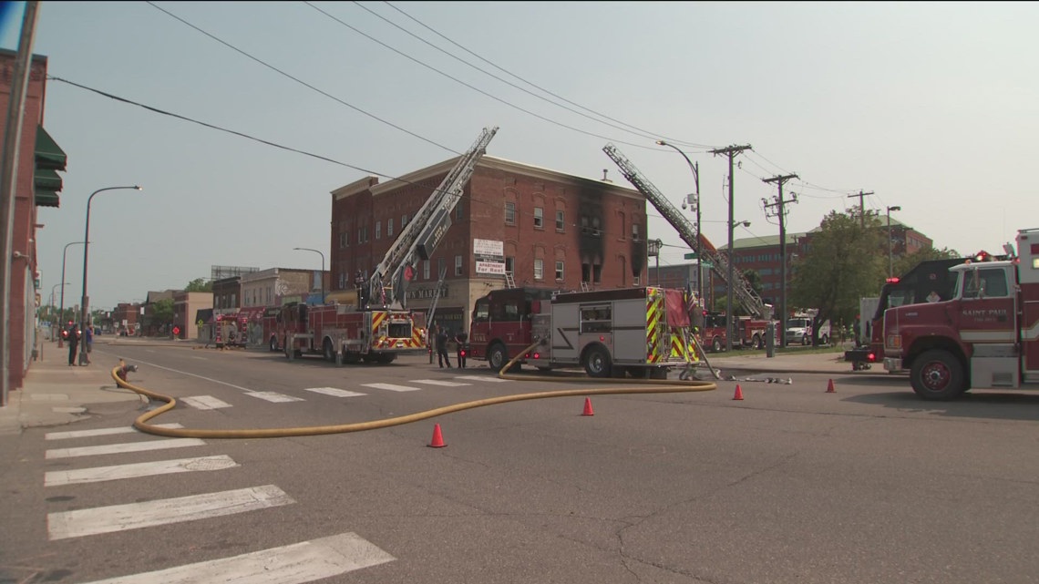 14 people displaced following St. Paul apartment fire Saturday morning ...