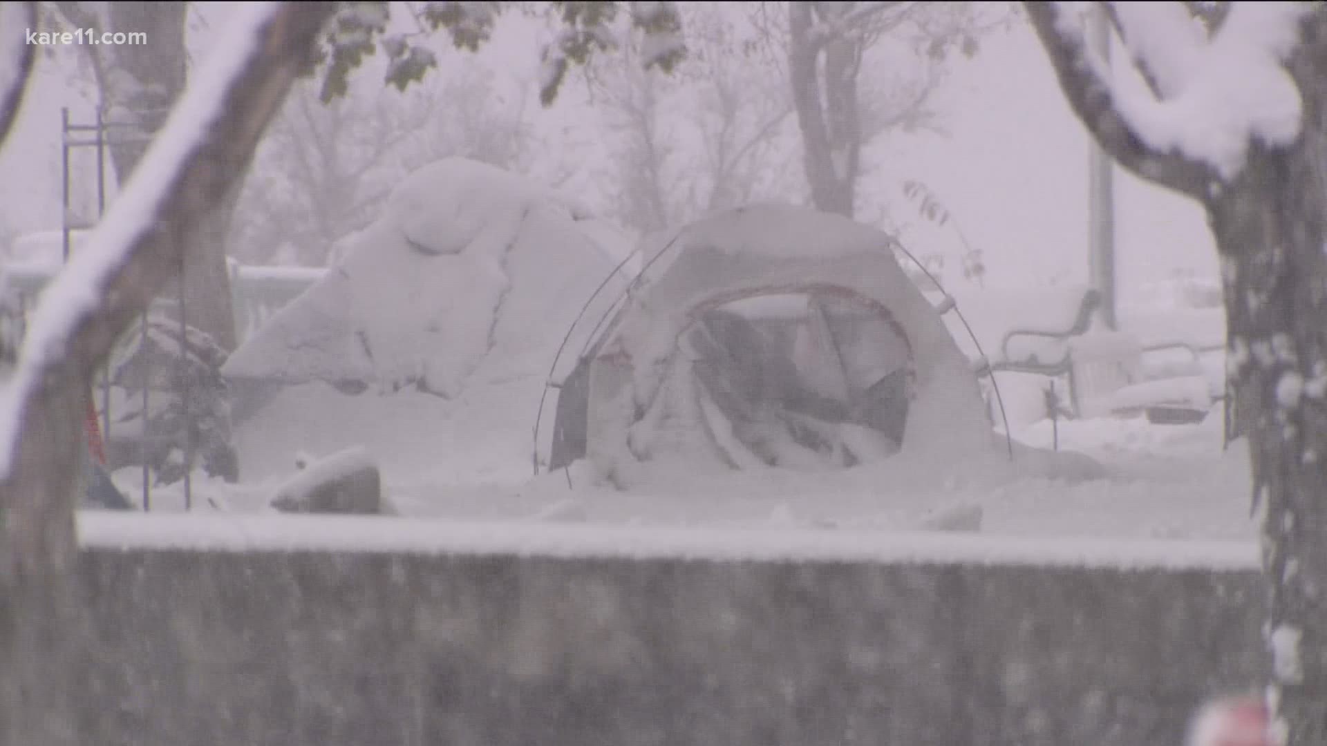 Thousands of unsheltered people and families from St. Paul to Minneapolis are being left to weather the storm, out in the elements.