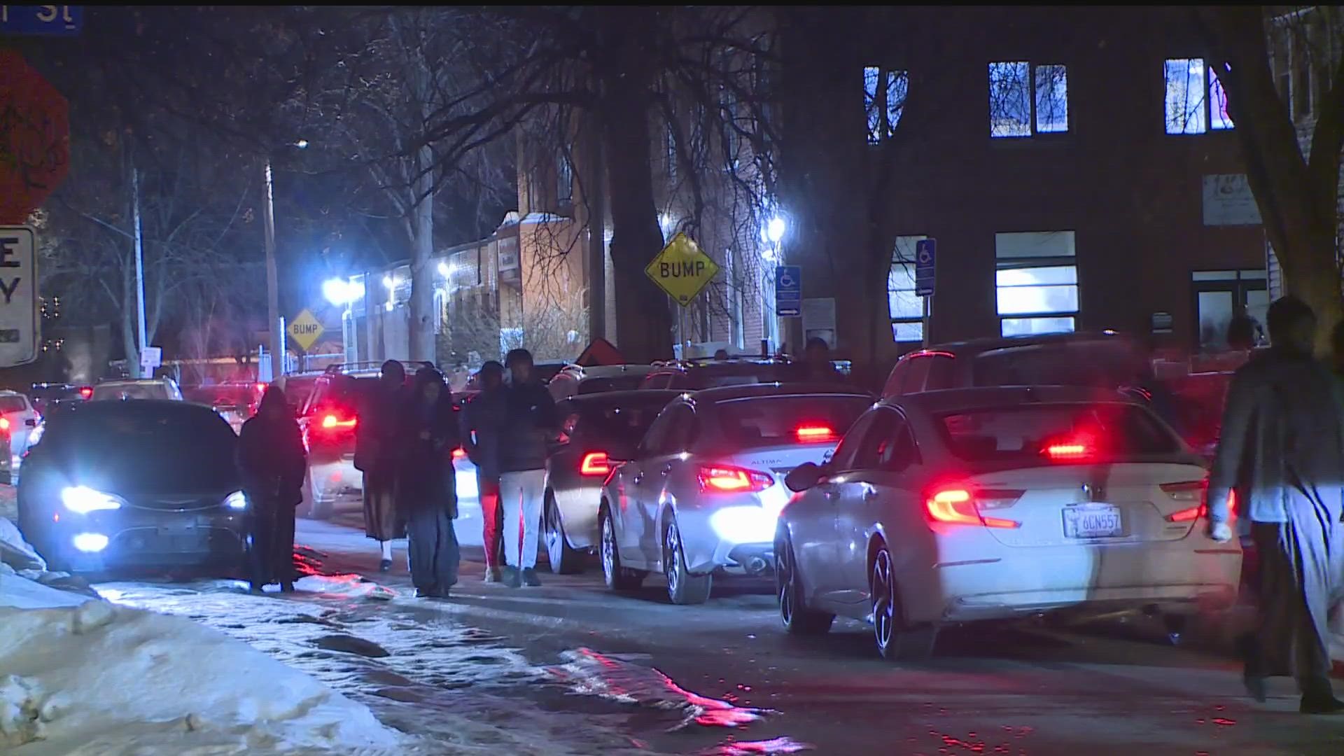 Minneapolis police said crews struggled to get to patients through heavy traffic.