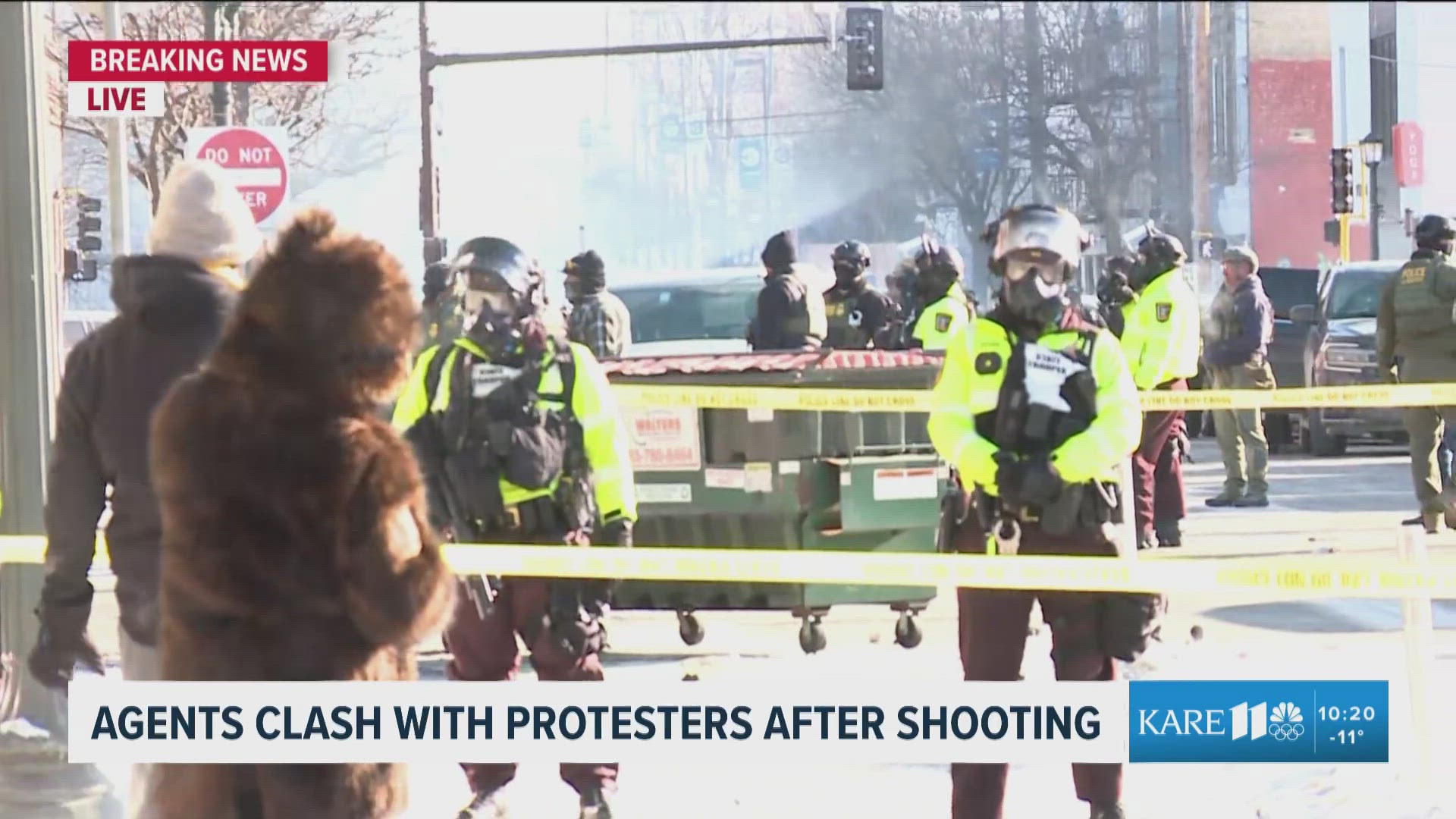 Reports of shooting involving federal agents, KARE reporter pepper sprayed