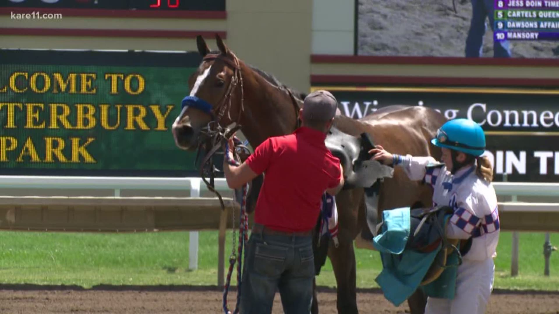 As people found ways to beat the heat this Memorial Day, horses at Canterbury Park raced in it. But not without several precautions. https://kare11.tv/2J99dVk