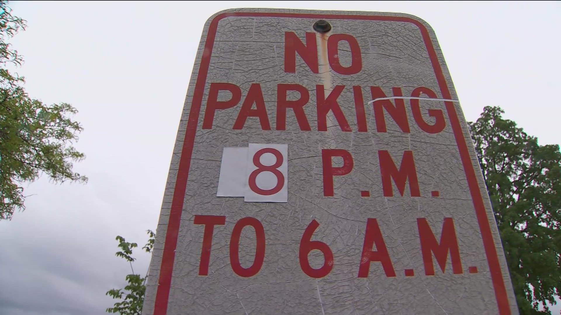 Parking will be prohibited from 8 p.m. to 6 a.m. in lots and bays located on the west and south sides of the lake.