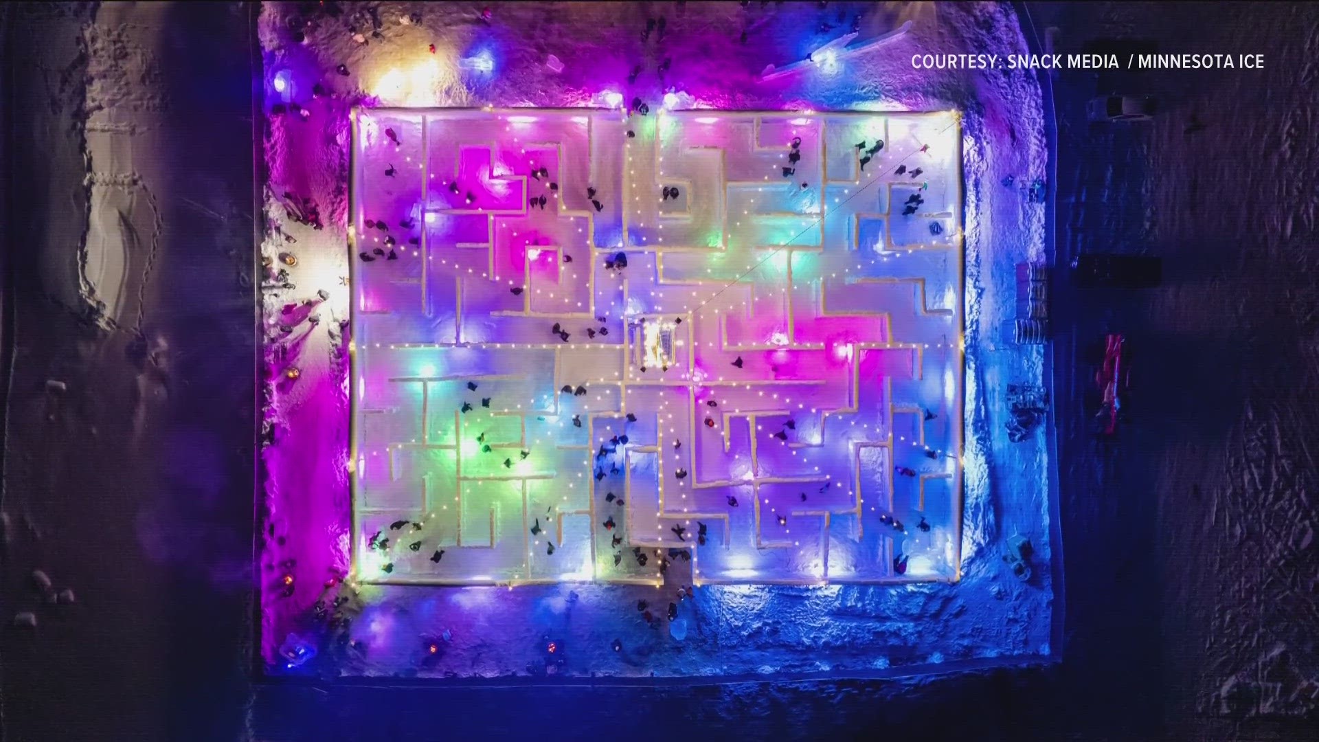 Minnesota Ice Festival to build biggest ice maze in Viking Lakes