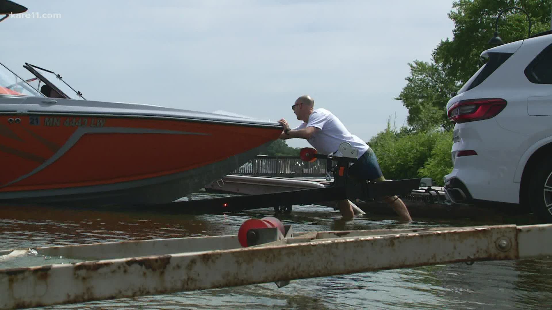 When it comes to social distancing, DNR conservation officers say they can't do much other than remind boaters about public health guidance