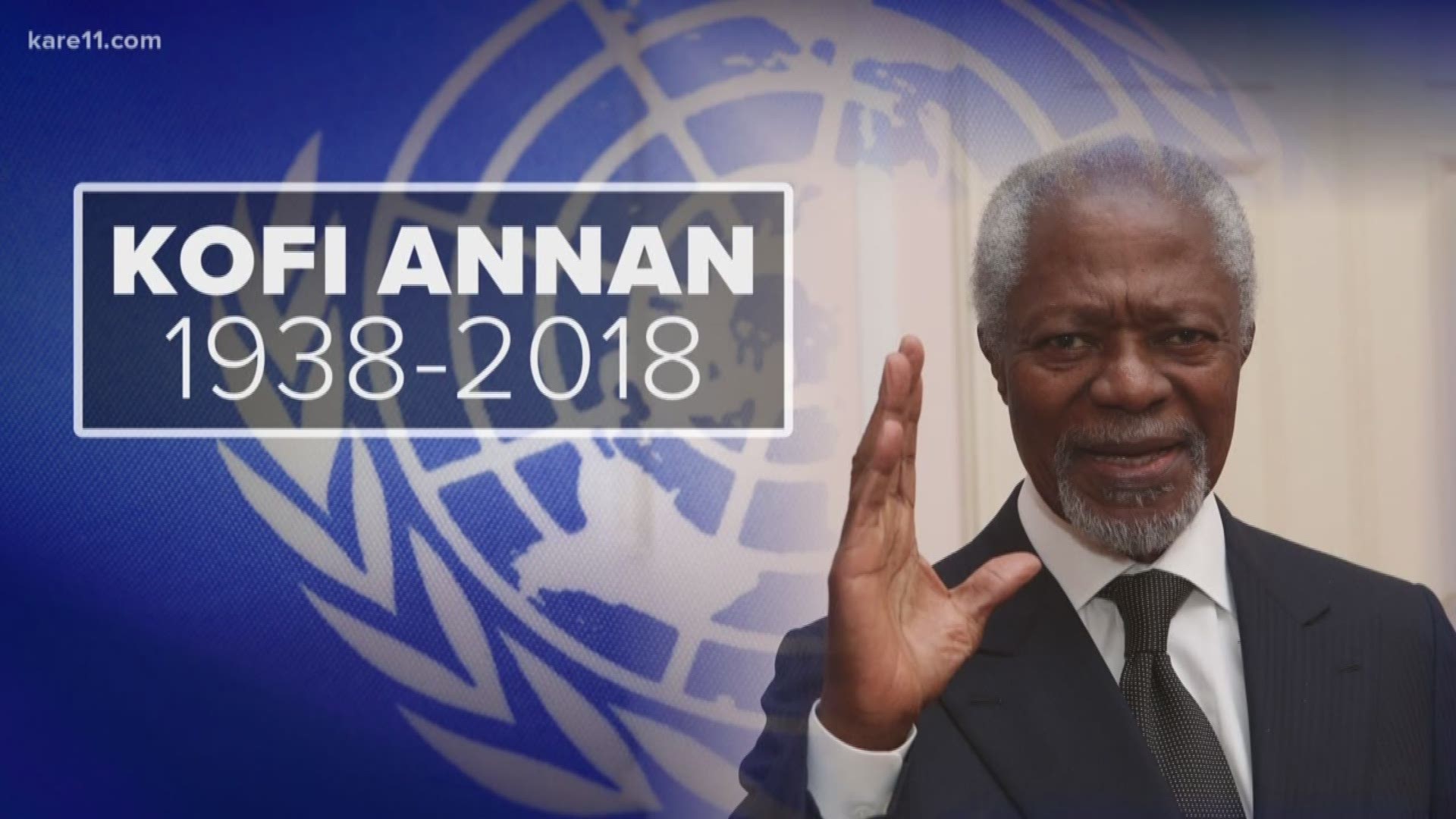 Macalester College remembers alumnus Kofi Annan