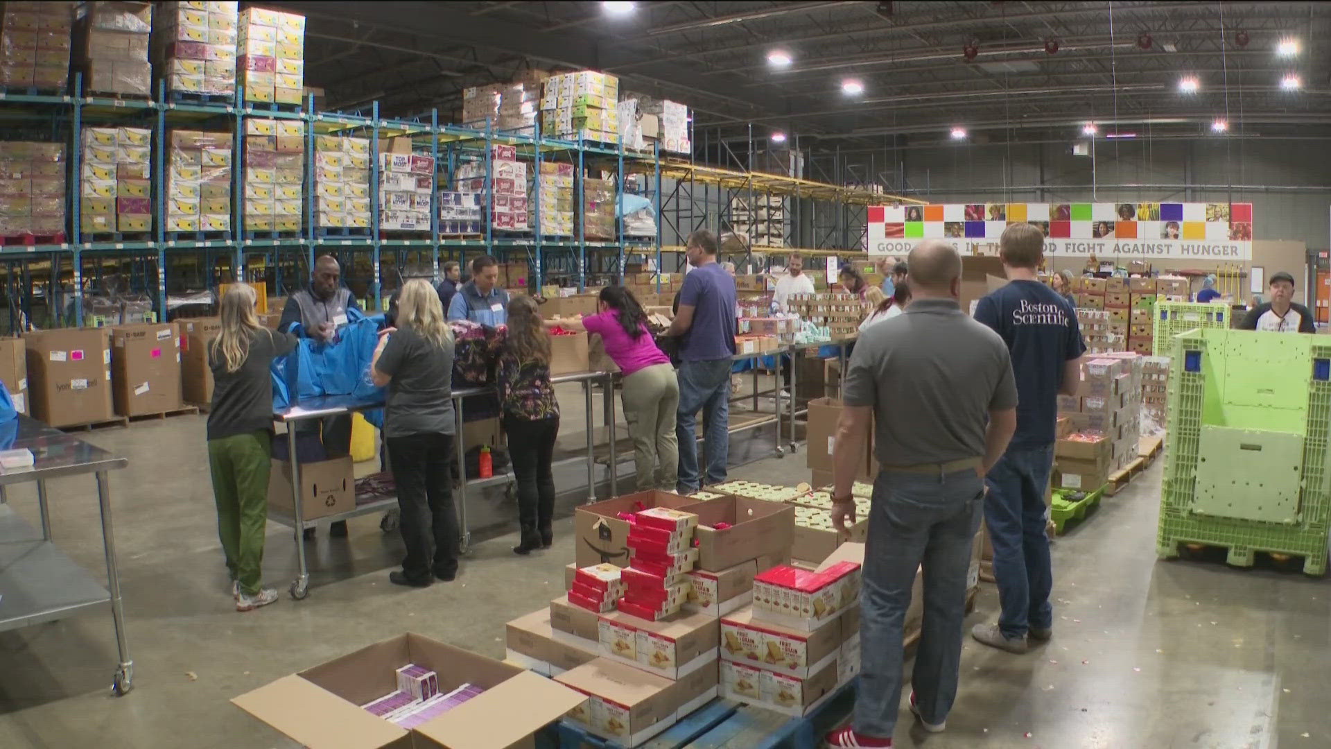 Metro Meals on Wheels teamed up with the Food Group and hundreds of local volunteers to fill "Blizzard Bags", which are exactly what they sound like.