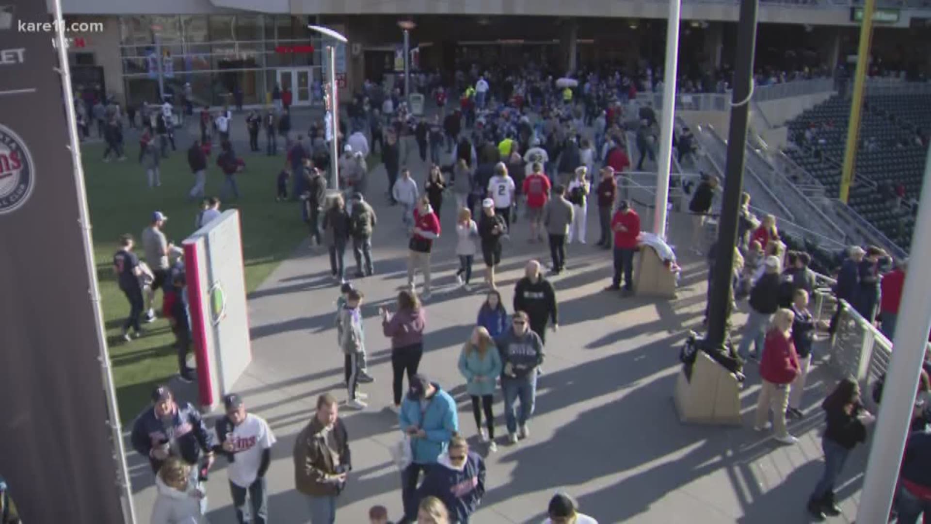 New rules at Target Field to help speed things up for fans standing in line.