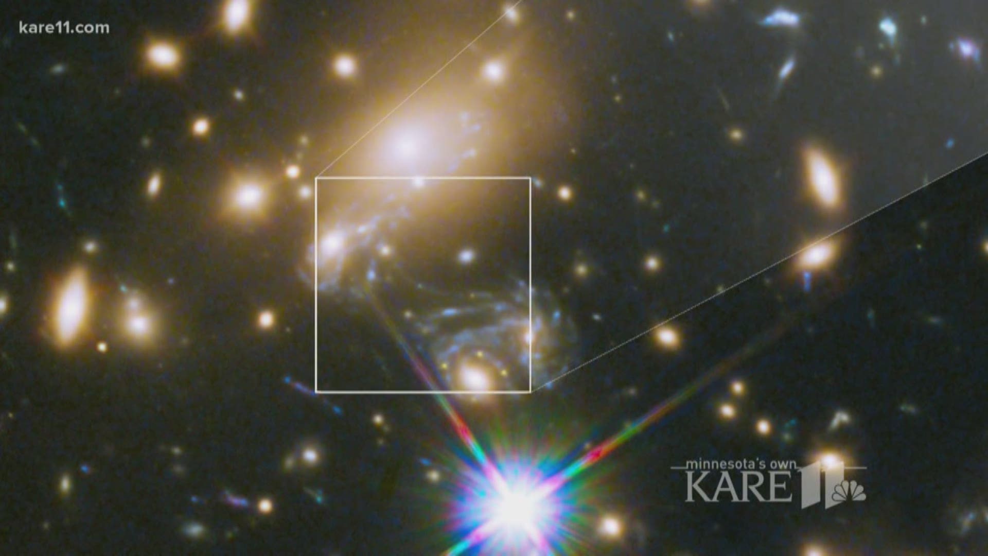 Researchers at the U of M just discovered Icarus, the farthest individual star ever seen. Its discovery was by accident. https://kare11.tv/2Iqpz87