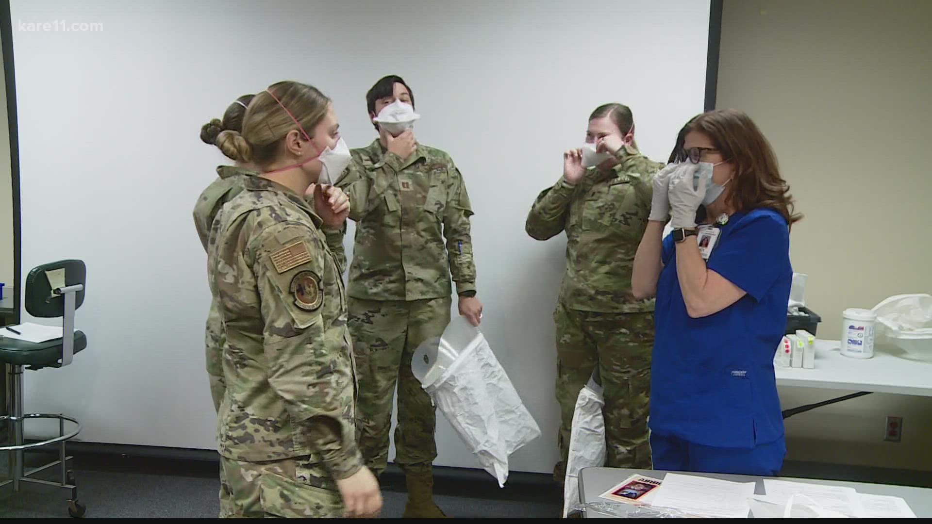 According to officials, at least 400 National Guard members will be trained in to help medical personnel care for more patients.