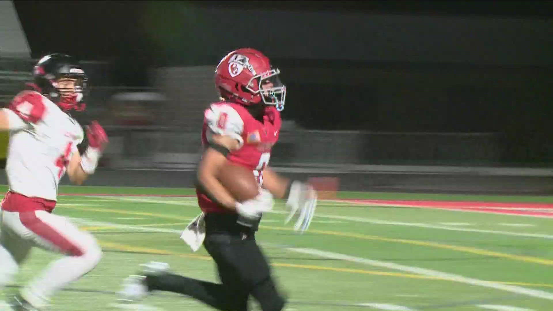 Keep up with the highlights from Friday's high school football matchup!