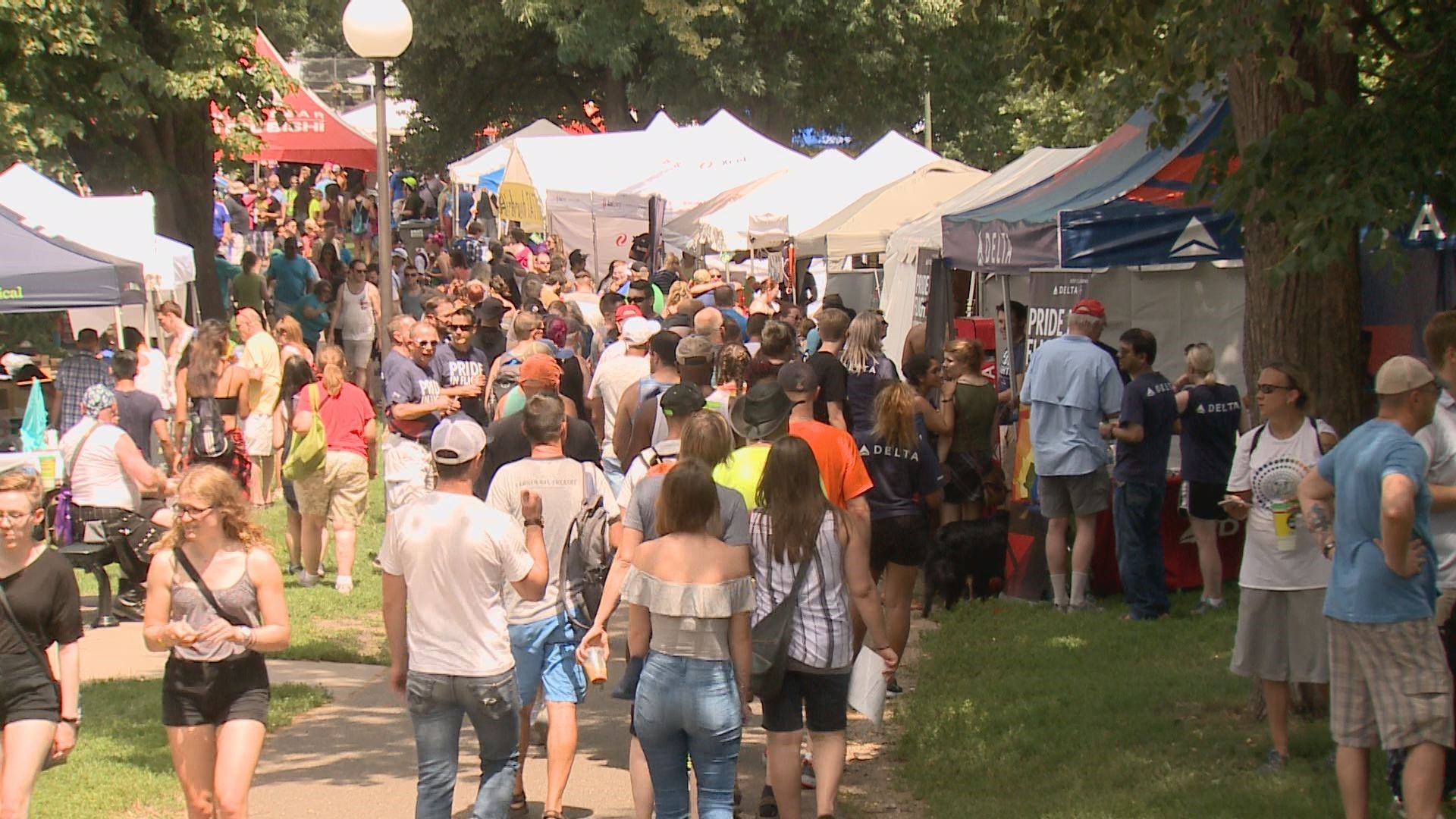 The 50th annual Twin Cities Pride Festival is happening this weekend in Loring Park and vendors are getting ready for a busy two days.