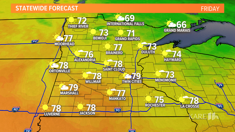 Current weather forecast in the Twin Cities | kare11.com