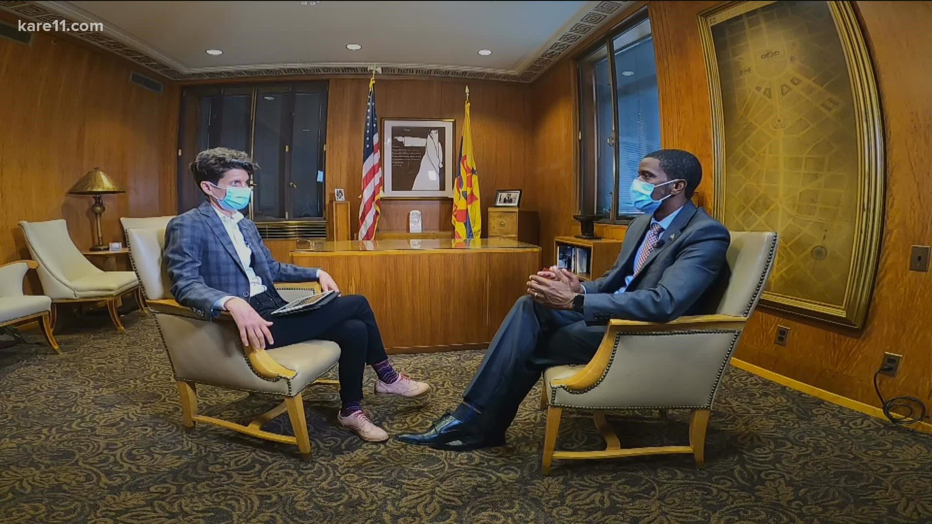 Mayor Carter sits down with KARE's Jana Shortal for a one-on-one interview following last weekend's mass shooting.