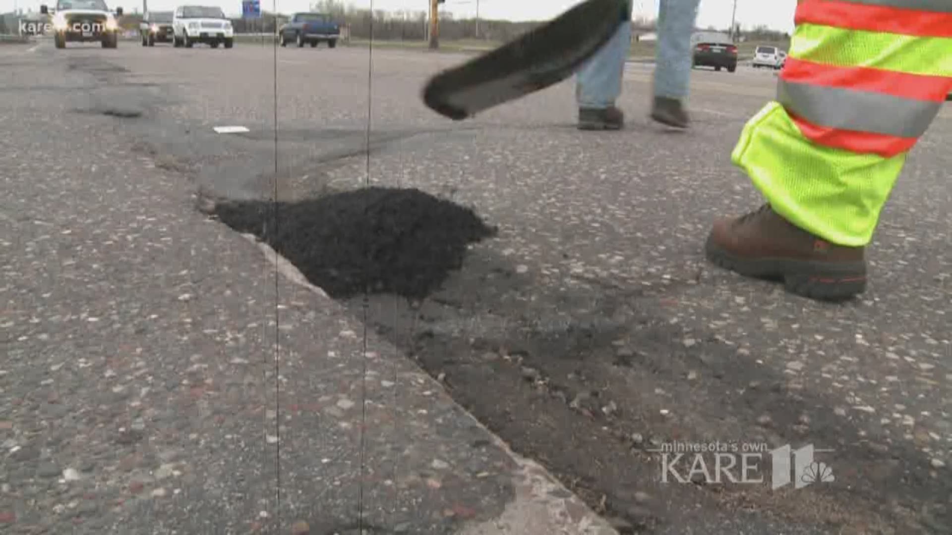 Hidden damages caused by potholes