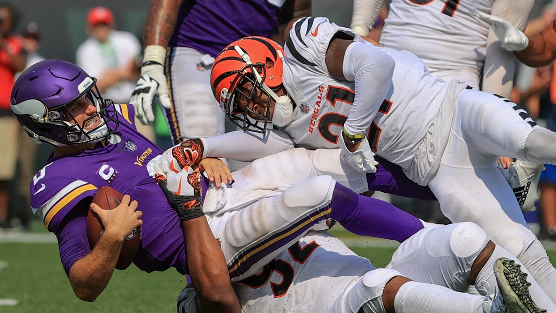 McPherson's 33-yard kick lifts Bengals over Vikings in OT