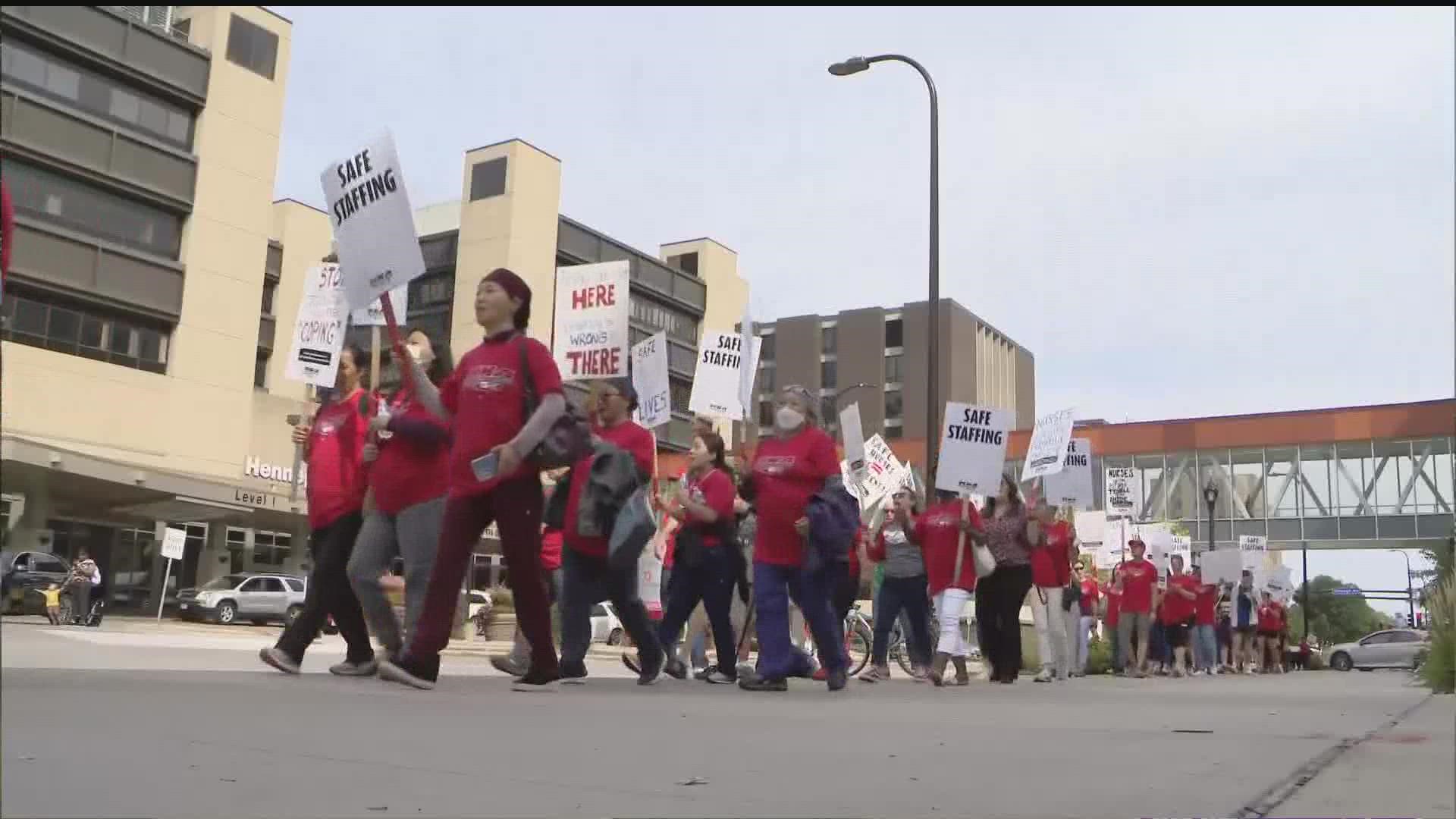 The latest negotiations come after months of back and forth on new contracts between the Minnesota Nurses Association and several hospital groups.