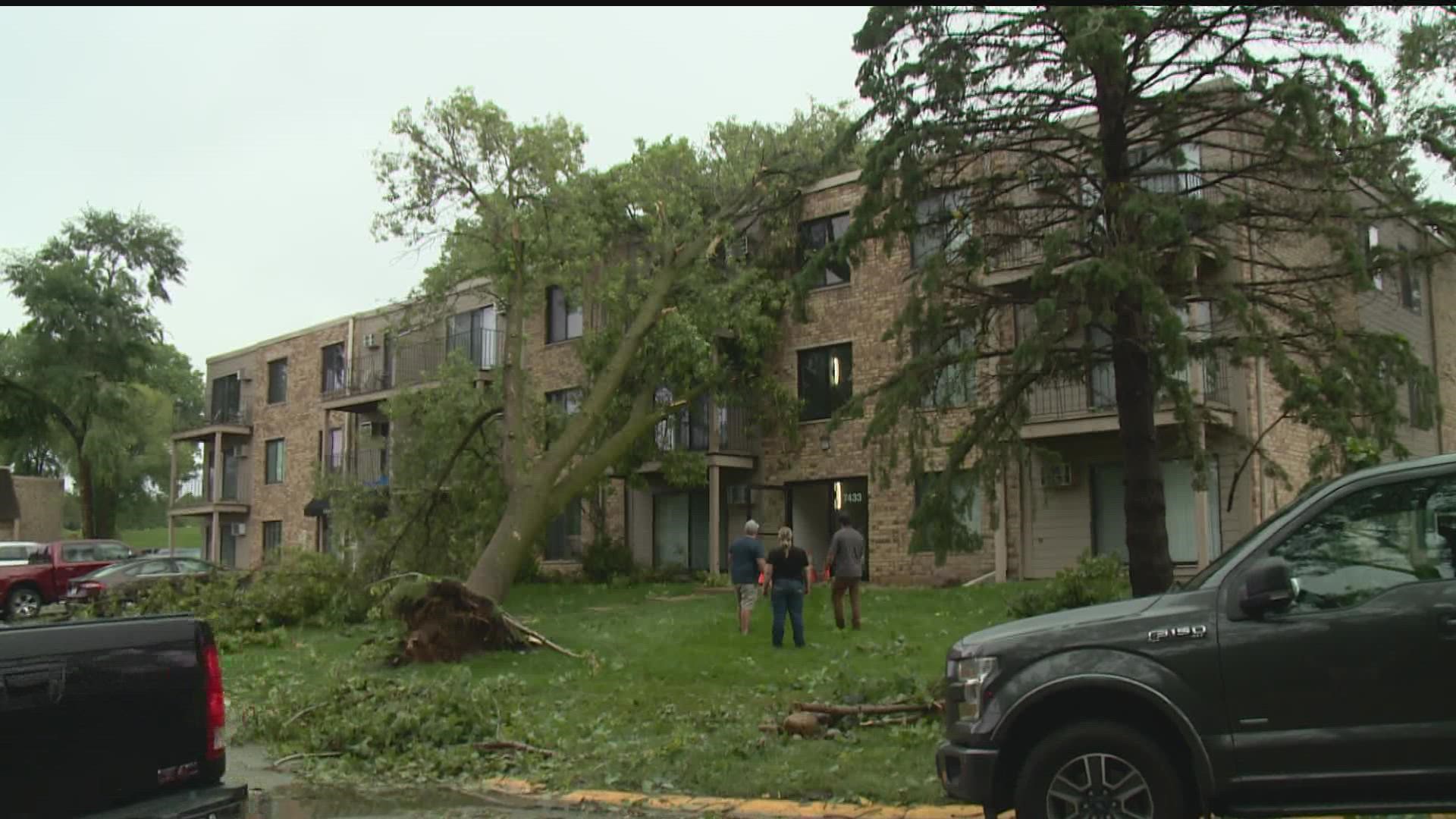 Survey teams with the National Weather Service have identified a total of five tornados that developed across the Twin Cities Saturday.