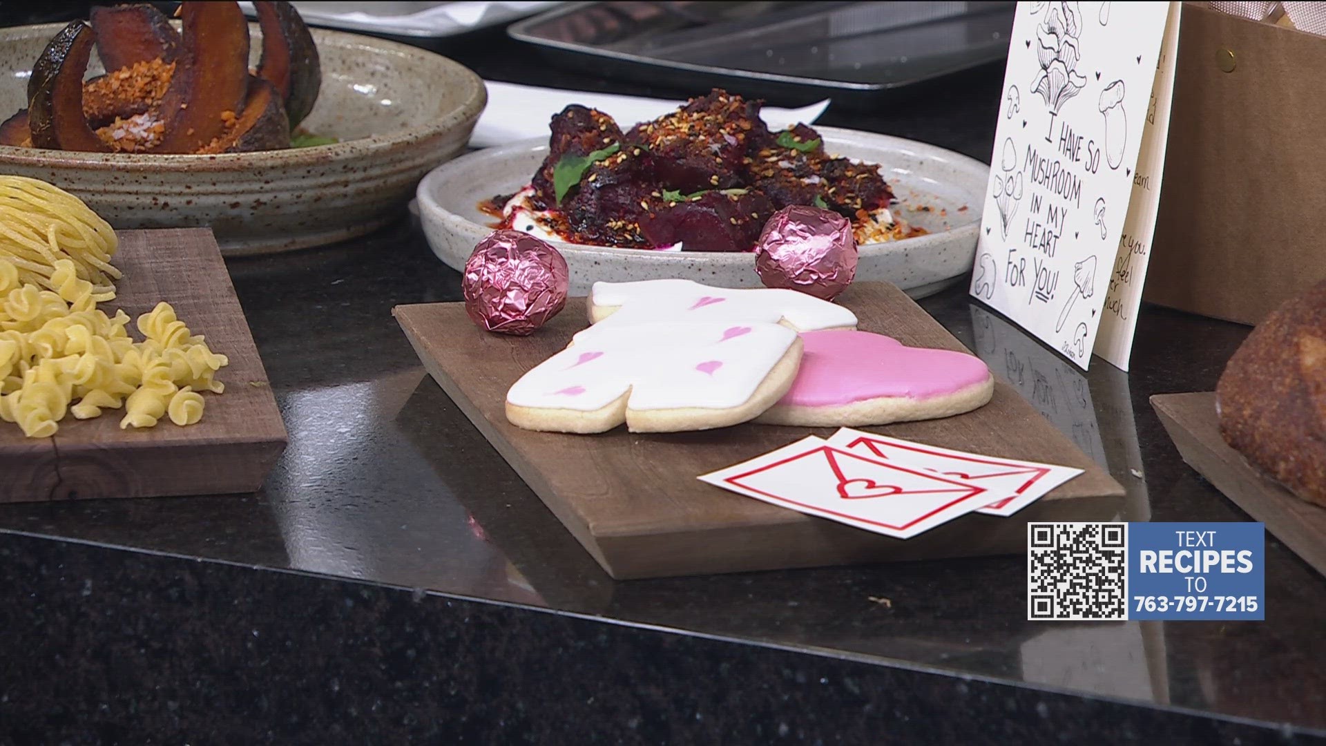 Executive Chef Ingrid Norgaard and Pastry Chef Maria Beck joined KARE 11 Saturday to share a recipe and discuss Saturday's Valentine Pop-Up event.