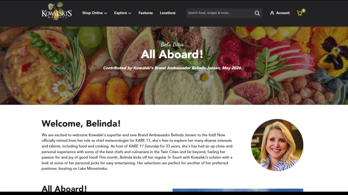 Rachael Perron from Kowalski's joined KARE 11 Saturday to share the story behind their new partnership with Bel.