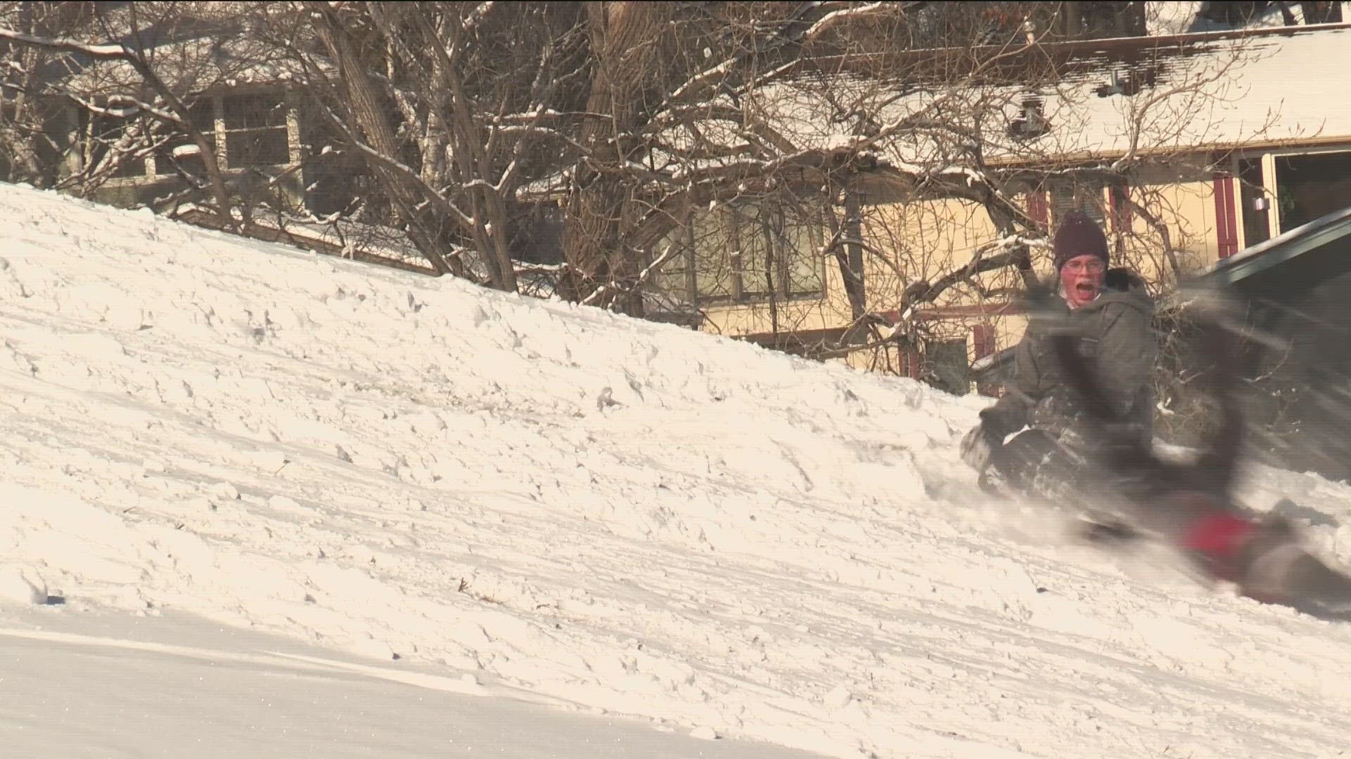 Whether you were sliding down a hill in your car or on a sled, Minnesotans did their best to embrace the snow.