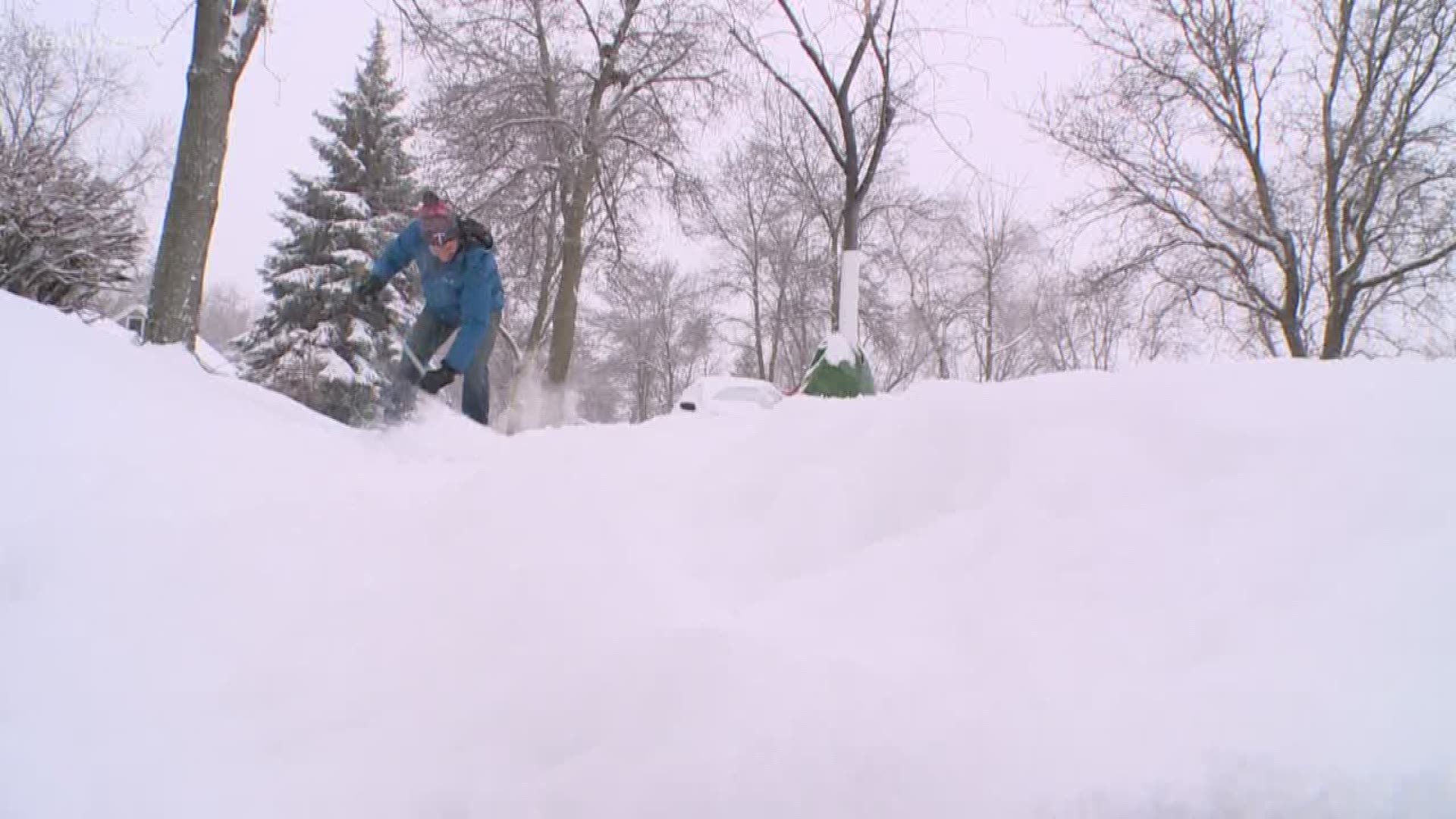 Random acts of kindness don't always have to involve financial help. KARE 11's Kris Laudien decided to do some shoveling - something we definitely need help with this winter! https://kare11.tv/2RTSzcB