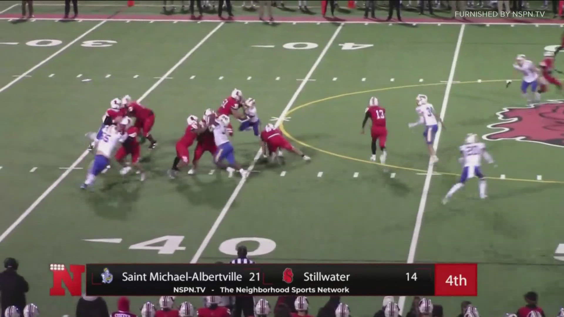 Keep up with the highlights from Friday's high school football matchup!
