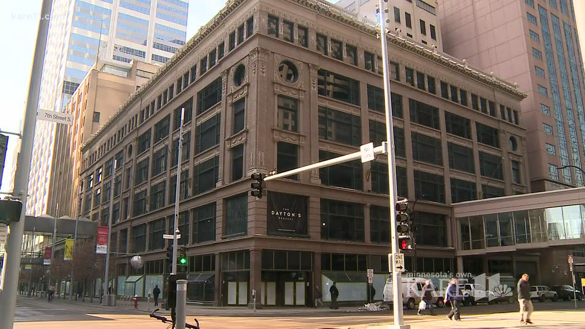 A progress report on the renovation of the downtown Minneapolis Dayton's building.
