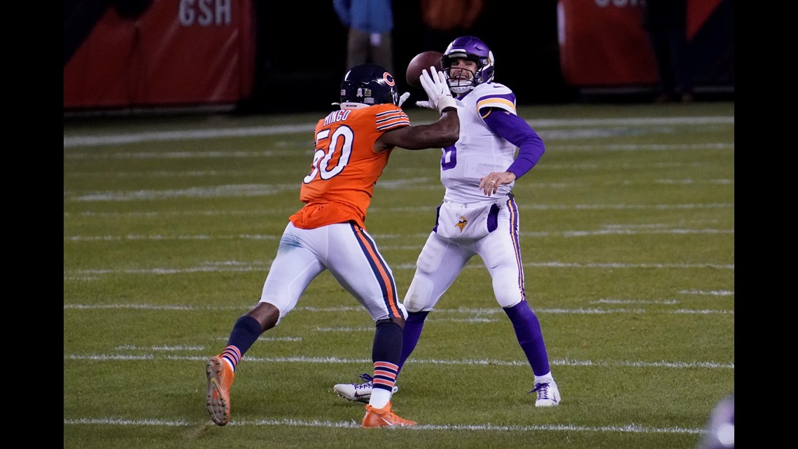 Cousins, Vikings overcome Patterson return, beat Bears 19-13