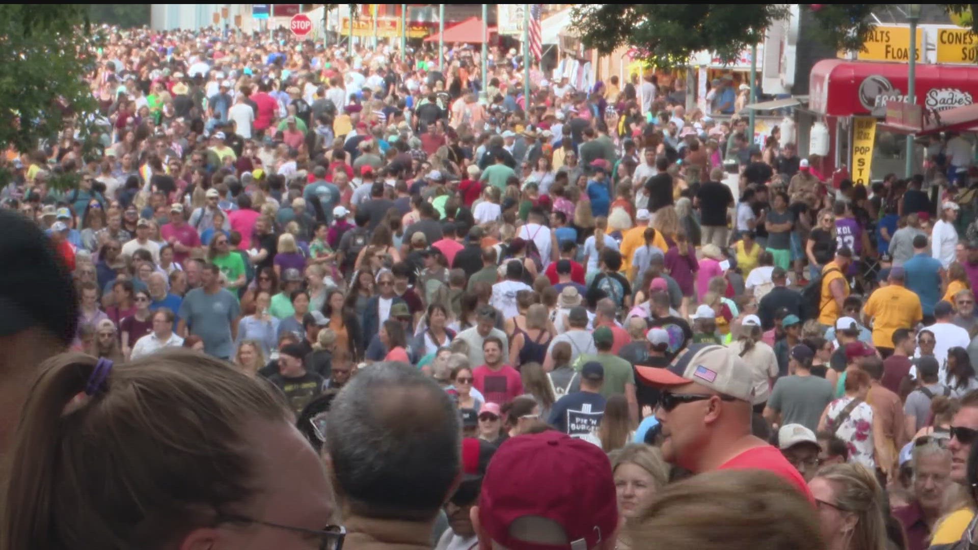 The Minnesota State Fair is looking to break its yearly attendance record, but they're not hoping to crowd visitors.