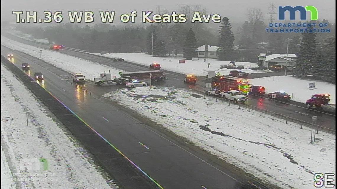 Highway 36 closed following fatal crash in Lake Elmo