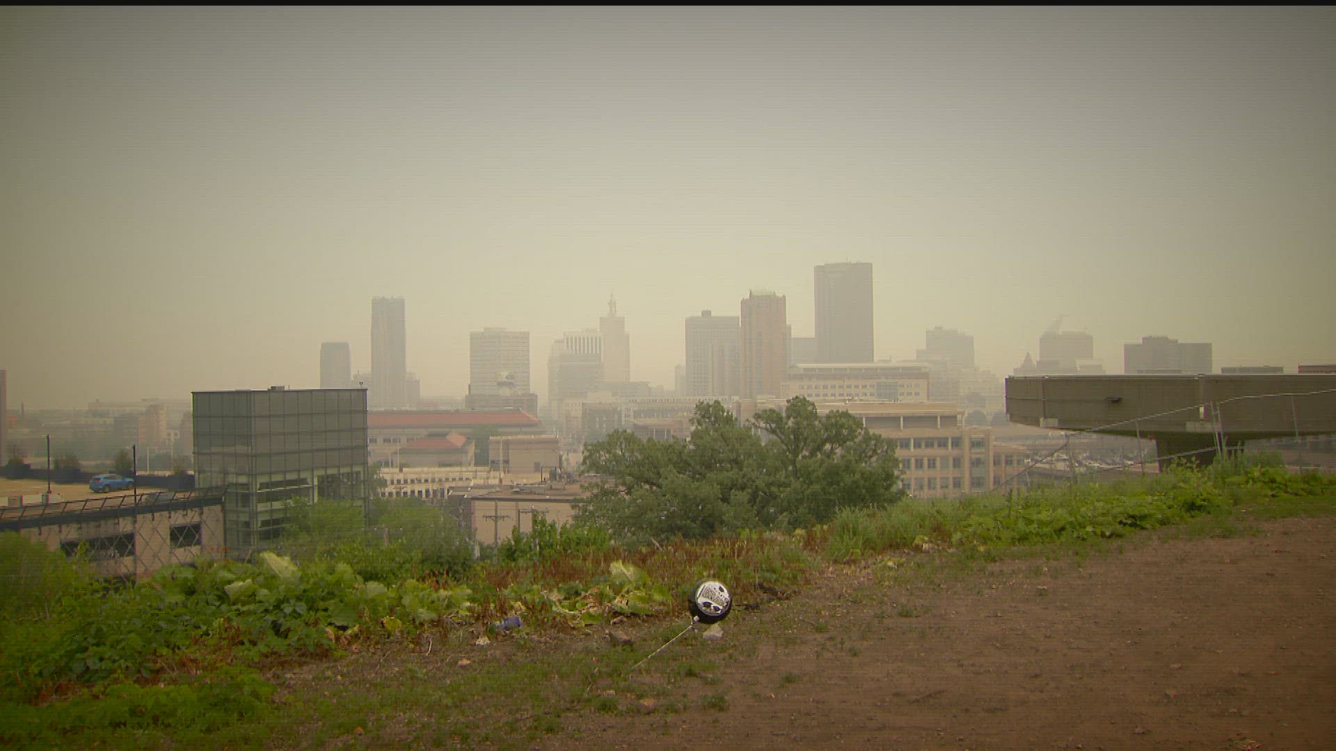 Experts say smoky skies from the Canadian wildfires aren't helping.