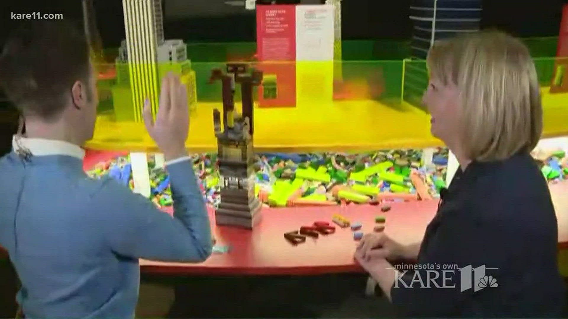 The exhibit, called Towers of Tomorrow with LEGO bricks, features replicas of 20 skyscrapers from around the world. http://kare11.tv/2HA3S4V