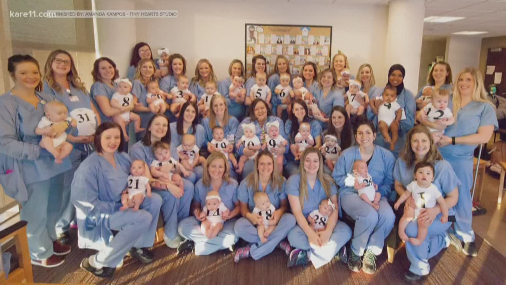 2018 was a boom year for babies at St. Cloud Hospital... and not just for the patients.
     KARE 11's Boyd Huppert shows us how the hospital's "Family Birthing Center" truly lived up to its name over the past year.