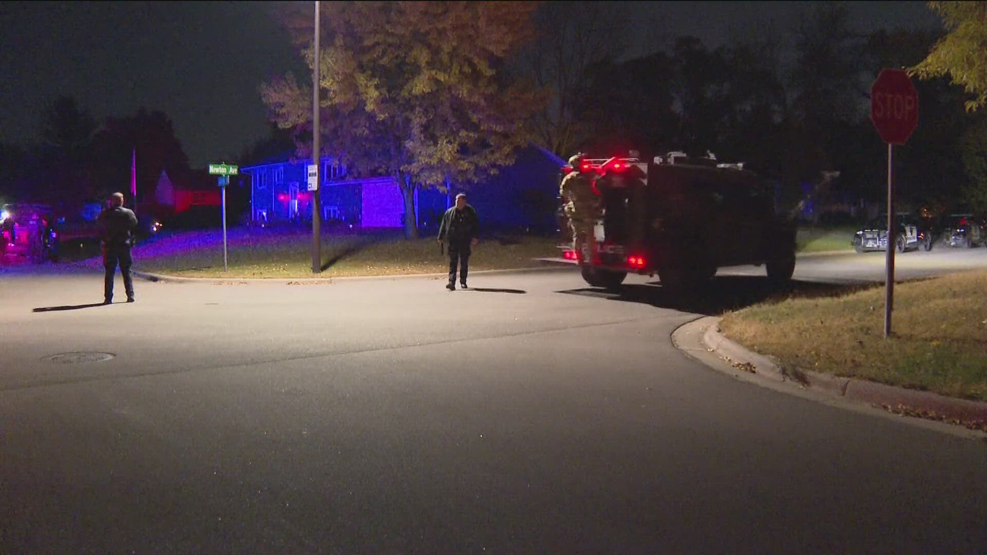 SWAT personnel were called in, and an armored vehicle was used to ram a hole in the side of the structure.