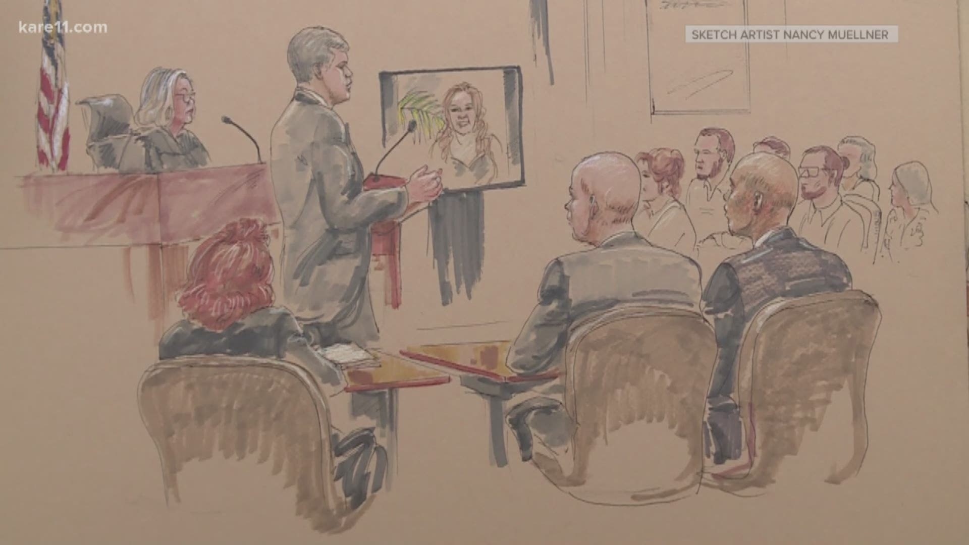 On day two of testimony, jurors heard audio of Justine Ruszczyk calling 911, and saw the crime scene photos.