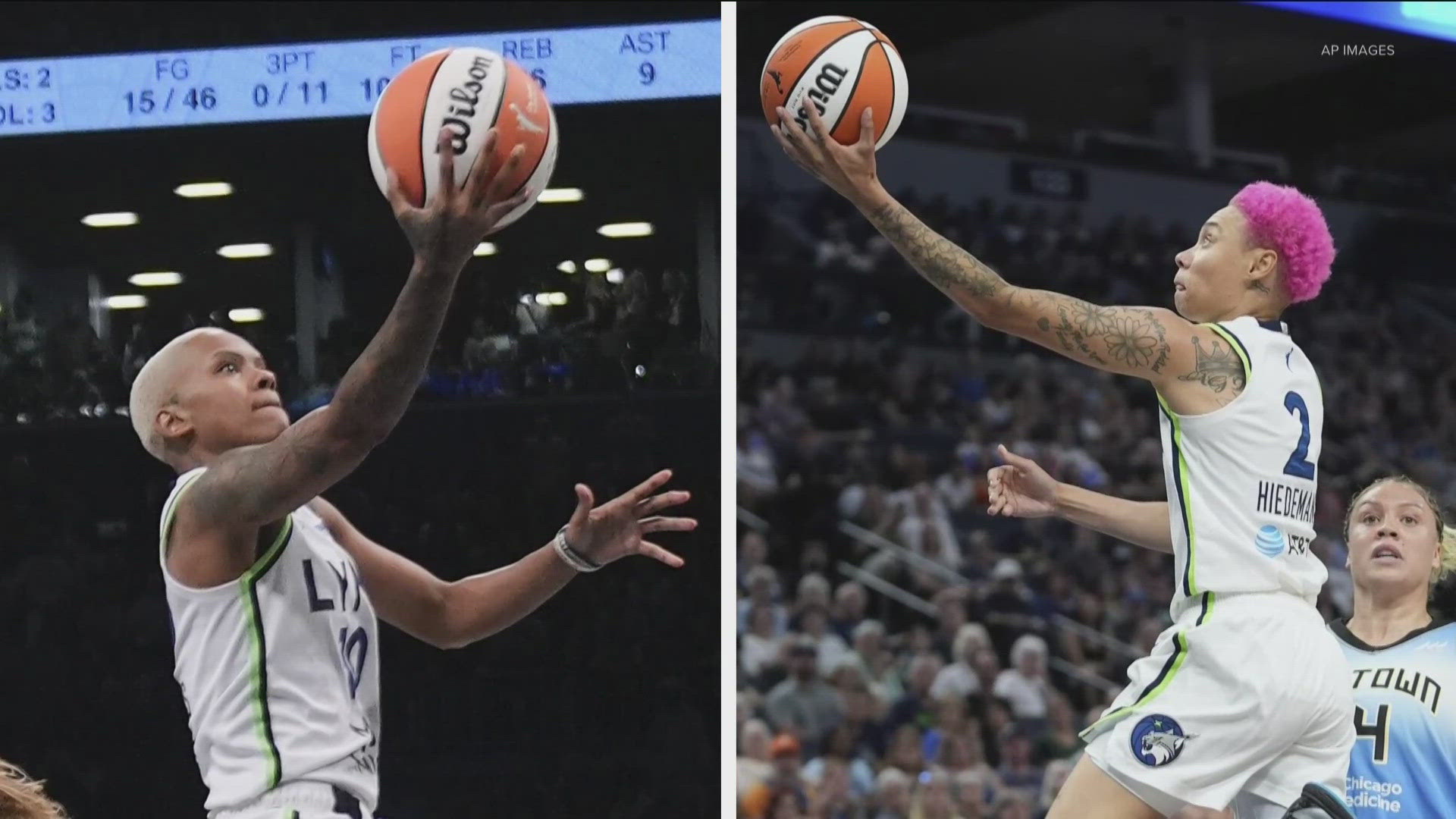 The Lynx duo of Courtney Williams and Natisha Heidman has become the talk of the league.