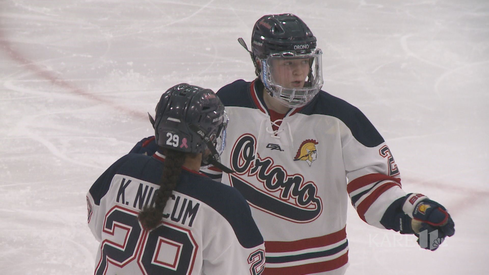 Kailey – a junior for the Spartans with 14 goals this year – is deaf and represented Team USA on the women's deaf hockey team.