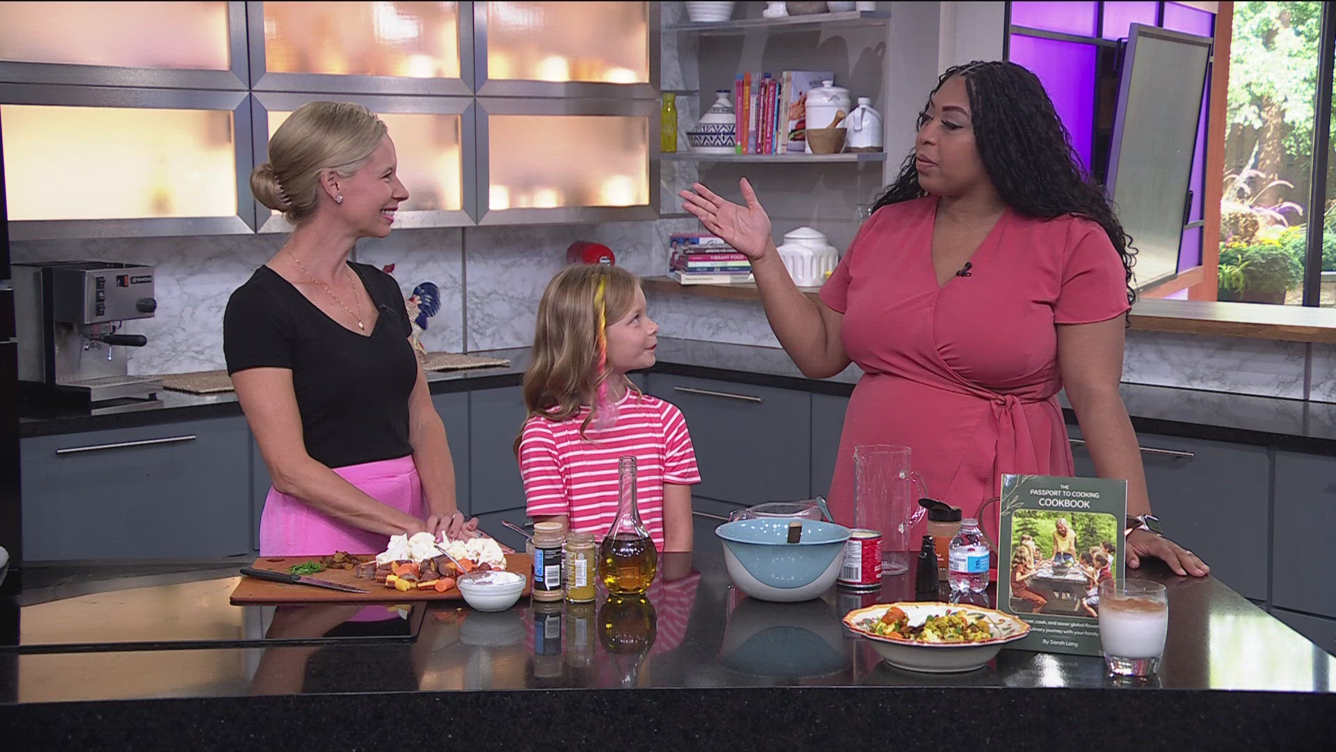 Sarah Lang teaches kids at Our Village School in Lakeville about other cultures and countries by whipping up dishes that are native to that country.