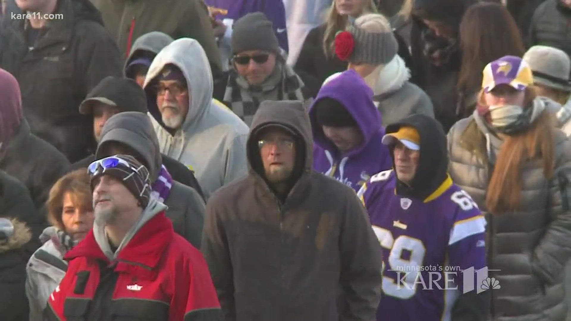 Tailgating for Vikings games: Celebratory, sonorous, andscarce