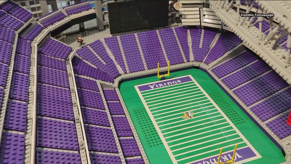 LEGO replica of US Bank Stadium will now be housed inside the Vikings stadium for fans to see