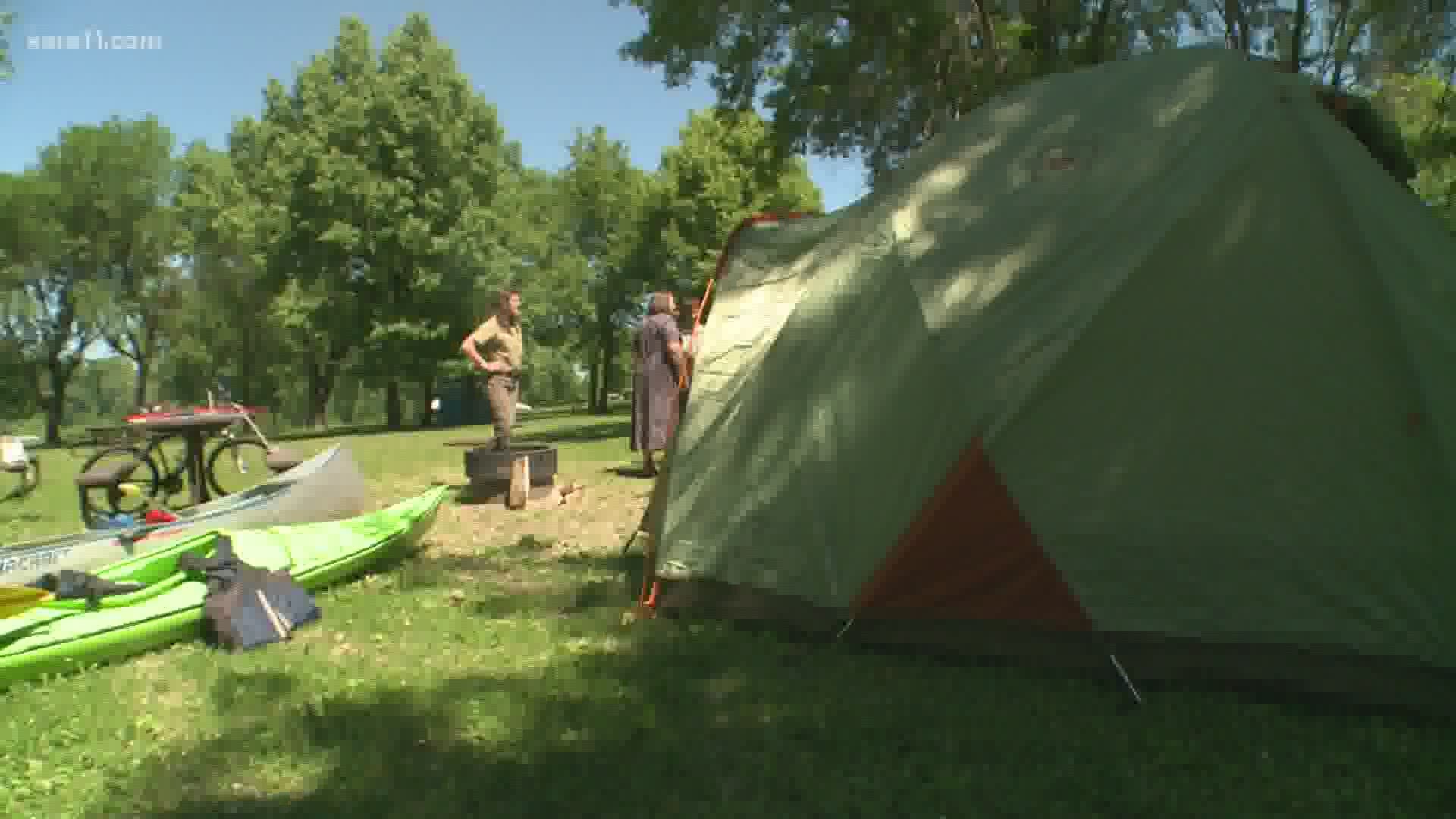 Only about 100 of Minnesota's 5,000 state park campsites are still available during 4th of July weekend