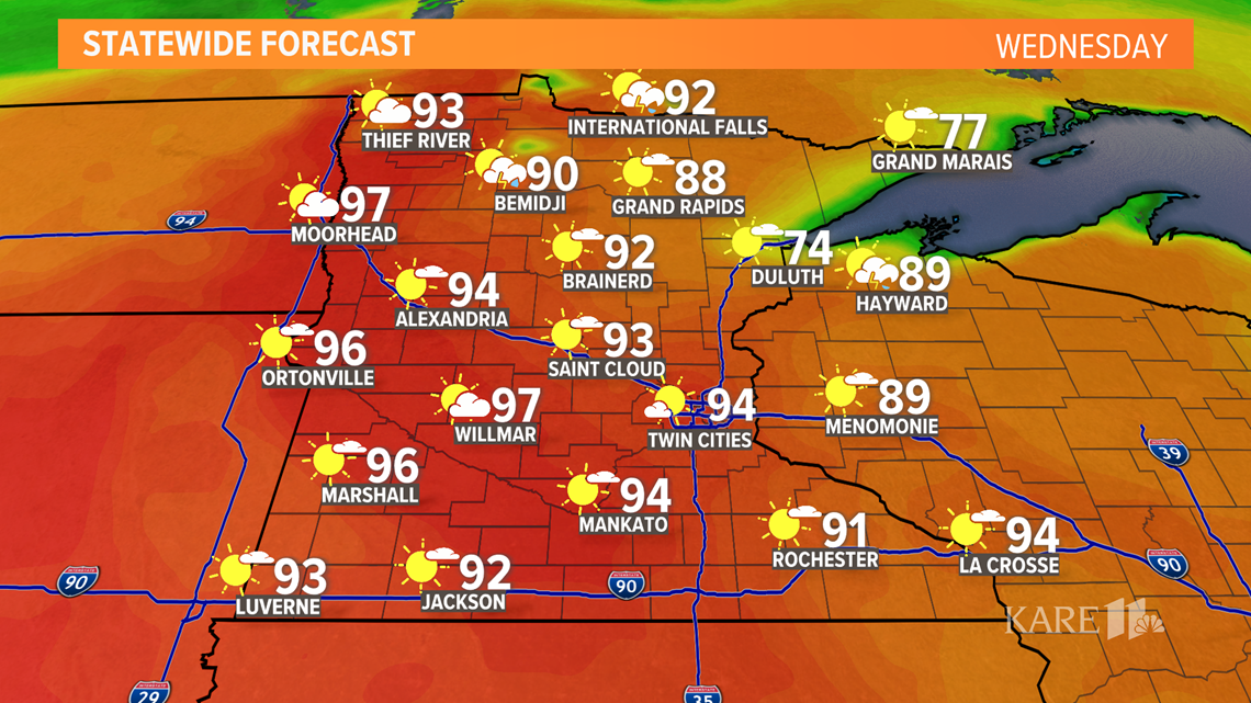 Current weather forecast in the Twin Cities | kare11.com