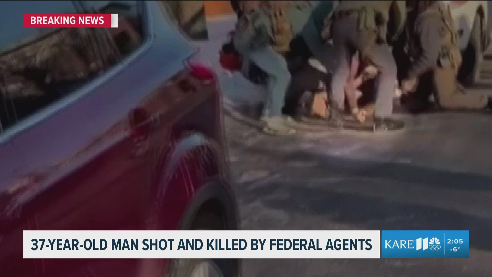 GRAPHIC WARNING: Man doesn't appear to have weapon in hands when shot,  killed by ICE