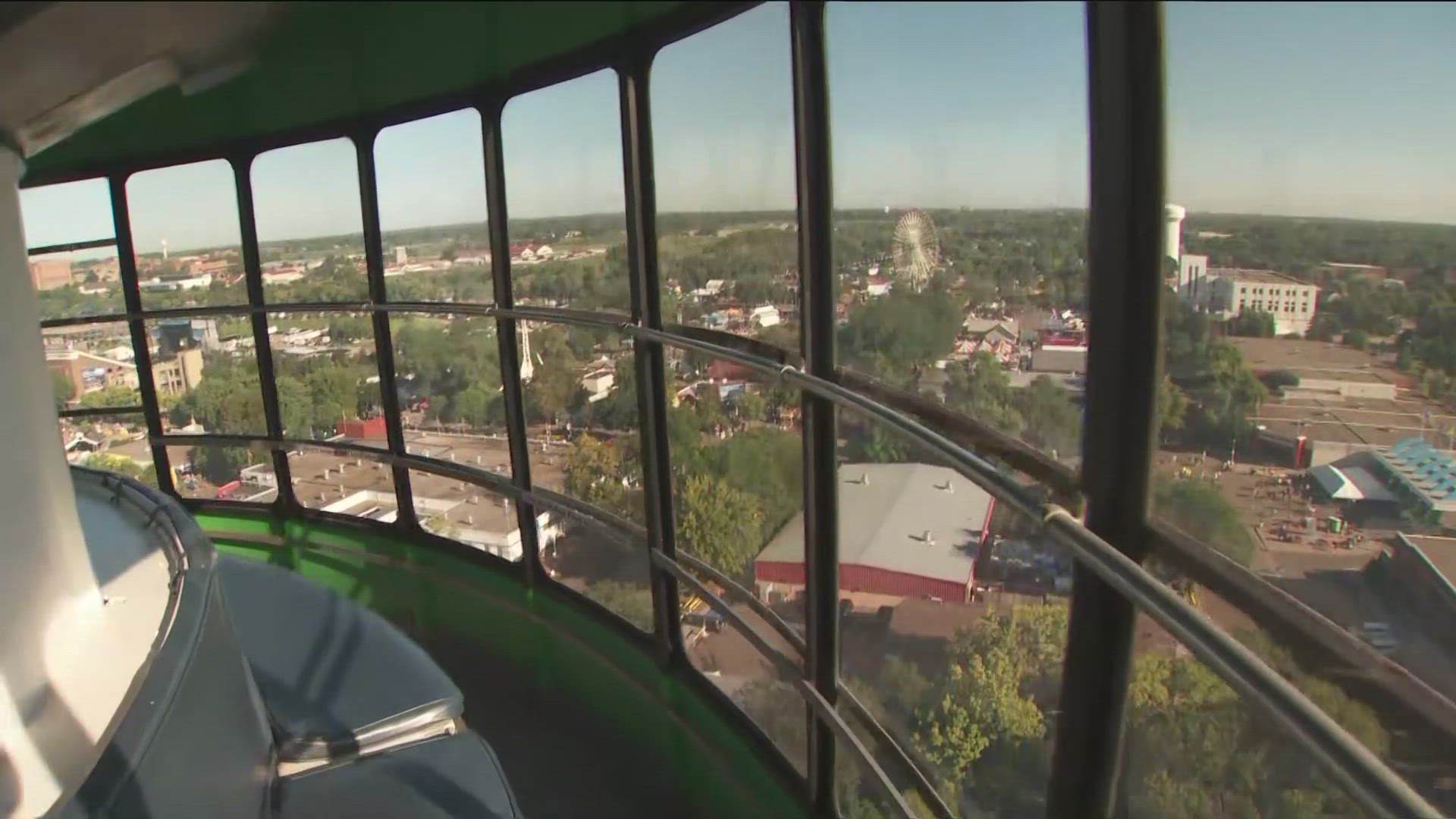 Morgan Wolfe was at the tallest ride at the Minnesota State Fair on Saturday morning.