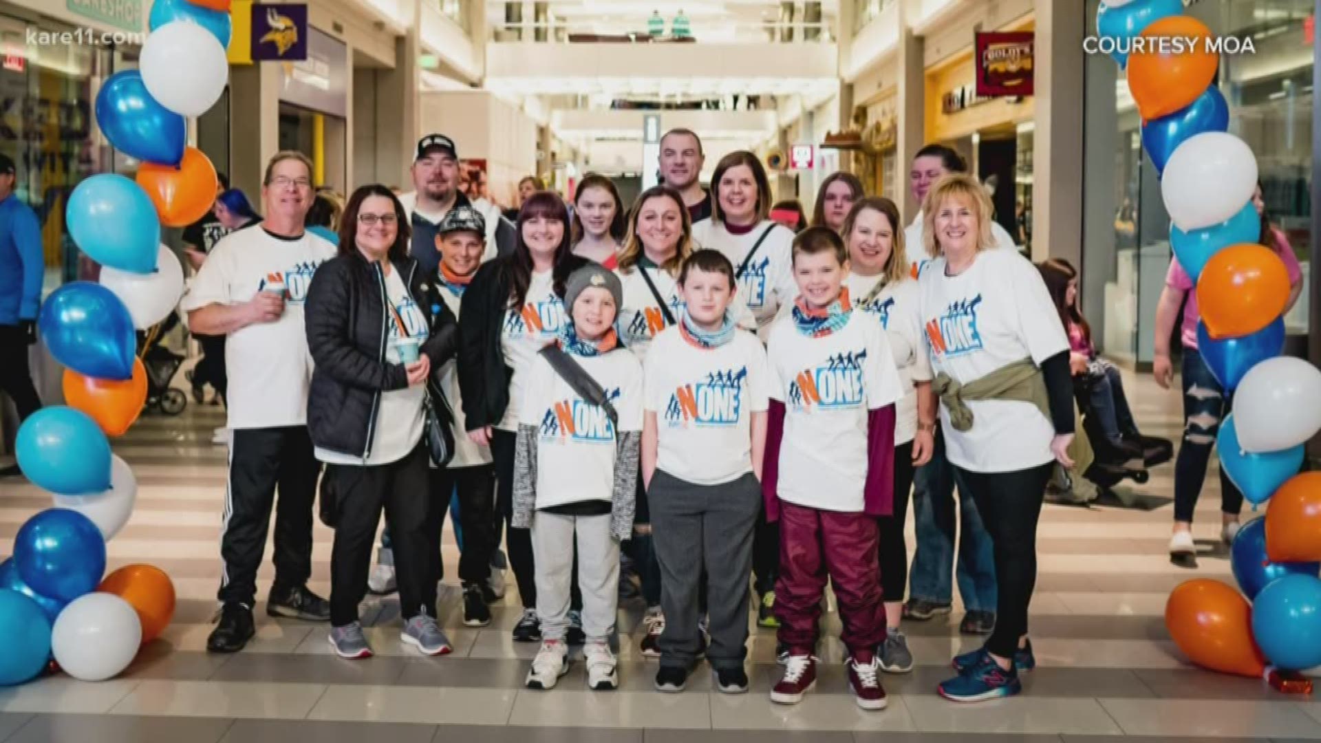 The 28th annual Juvenile Diabetes Research Foundation or JDRF “One Walk” is Saturday, February 22, 2020 at the Mall of America in Bloomington.