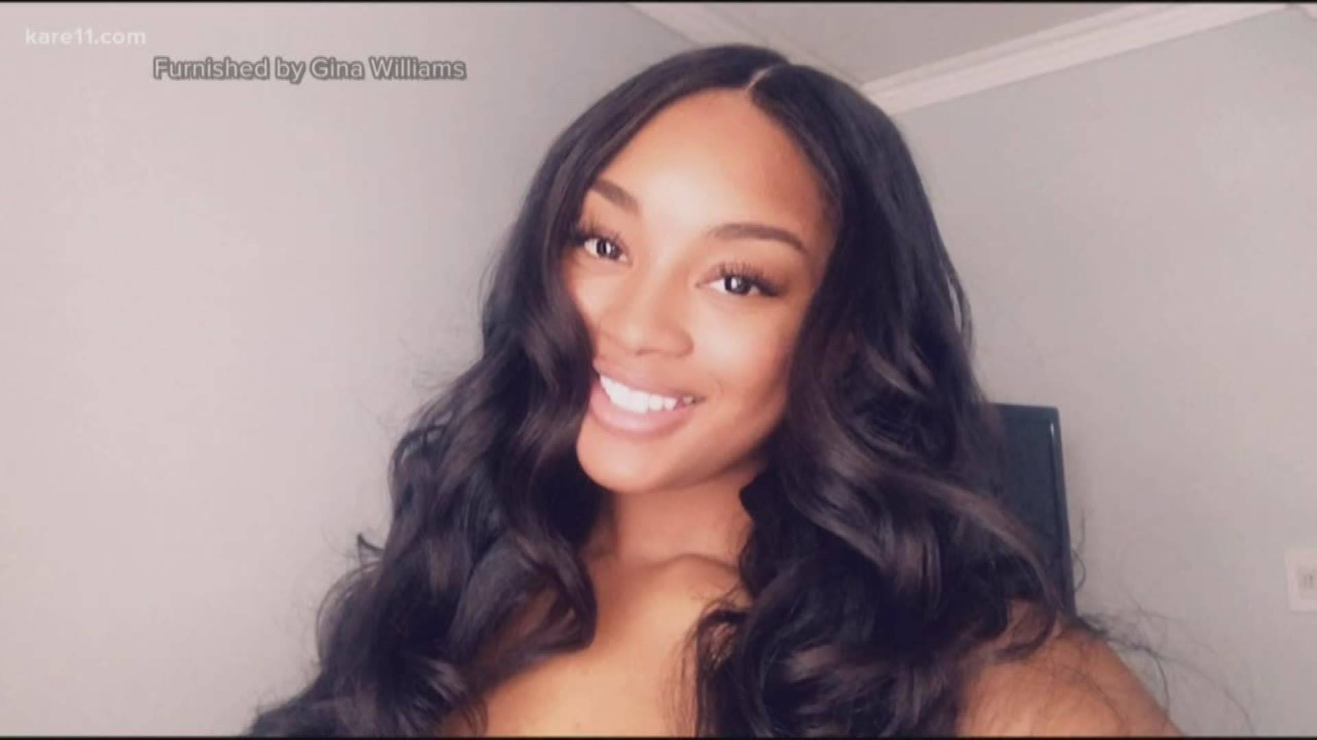 Loved ones gathered at Shiloh Temple in Minneapolis Saturday to say goodbye to Monique Baugh, a 28-year-old mother of two and realtor killed on New Year's Eve.