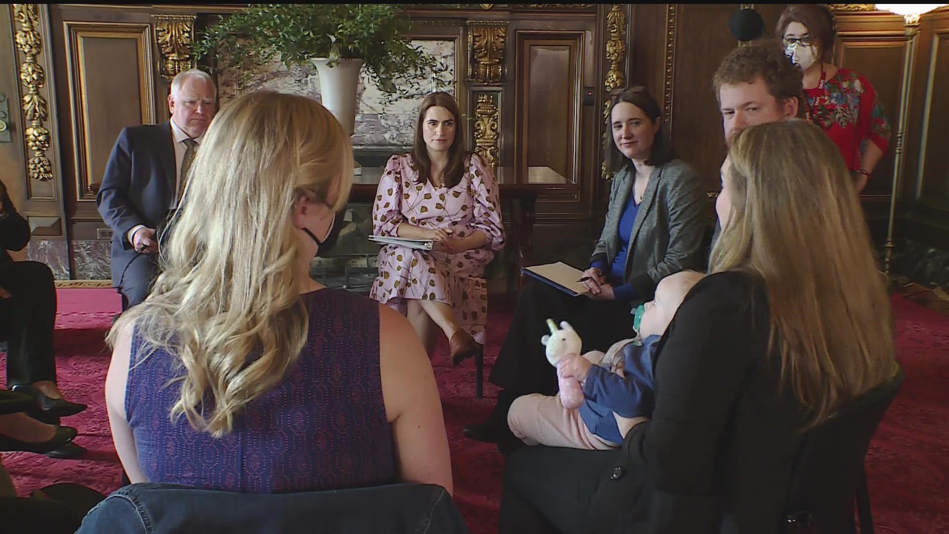 Gov. Walz and Lt. Gov. Flanagan held a discussion with local parents, health leaders and retailers to find solutions amid a nationwide baby formula shortage.
