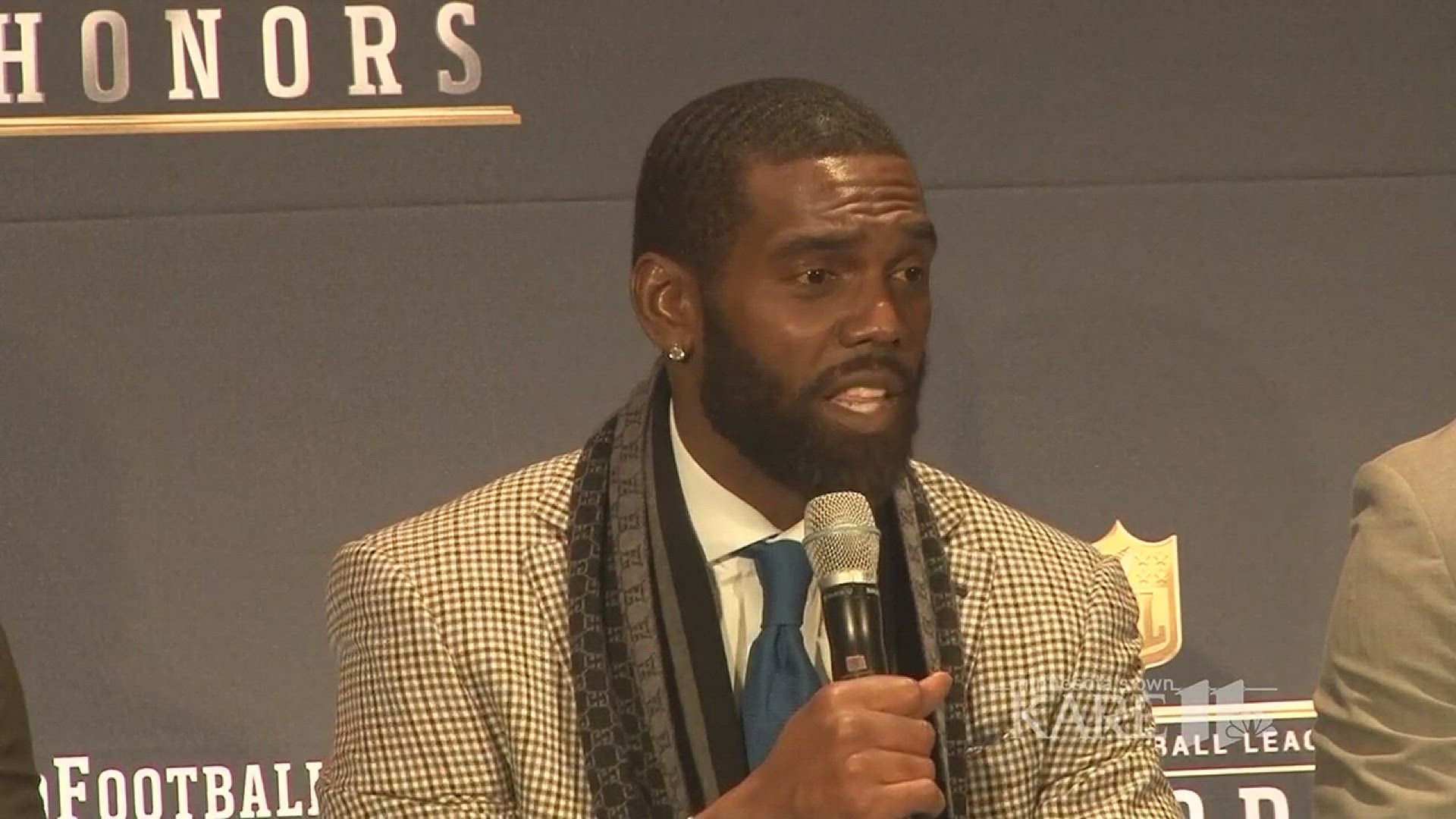 Former Vikings receiver Randy Moss discusses how he never thought he'd be putting on a Hall of Fame jacket.
