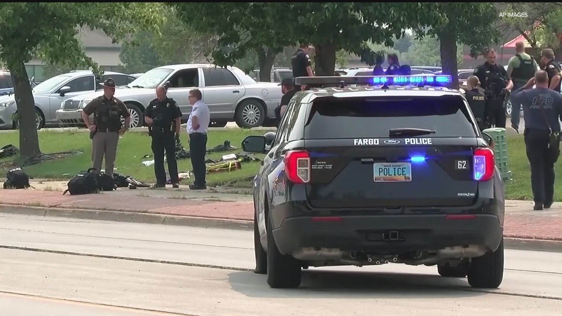 Fargo's police chief has said the suspect's motive was unclear. North Dakota's Bureau of Criminal Investigation and the FBI are investigating.