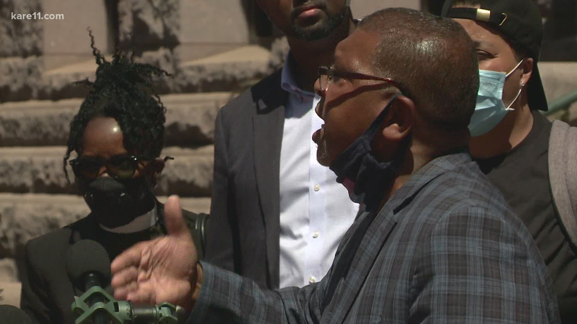 Leaders also showed their support for Minneapolis Police Chief Medaria Arradondo in a Thursday news conference.